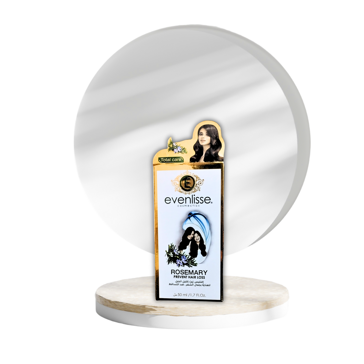 HUILE DE ROMARIN PURE 50 ML -EVENLISSE - ANTI CHUTE DE CHEVEUX ET REPOUSSE -