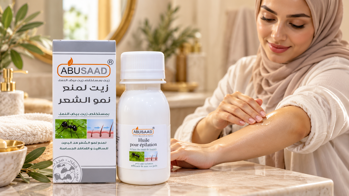 HUILE EPILATION OEUFS DE FOURMI ABUSAAD 60 ML