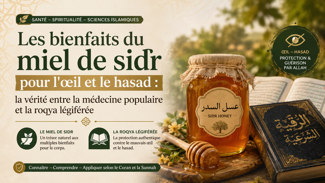 Les bienfaits du miel de sidr pour l'œil et le hasad : la vérité entre la médecine populaire et la roqya légiférée