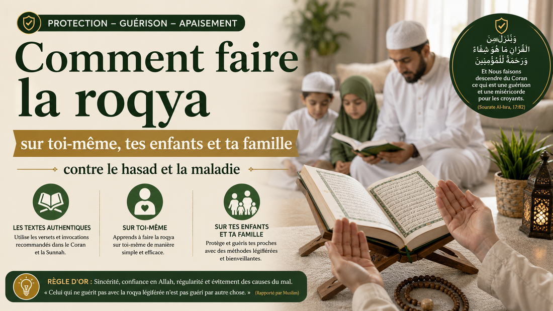 Comment faire la roqya sur toi-même, tes enfants et ta famille contre le hasad et la maladie
