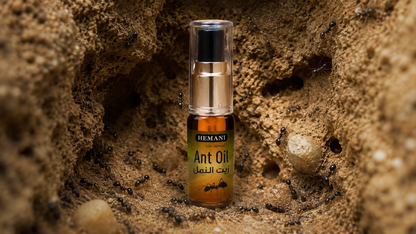 Huile de fourmi anti-repousse des poils — 30 ml (Hemani)