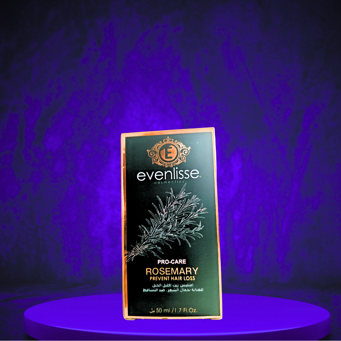 HUILE DE ROMARIN PURE 50 ML  -EVENLISSE - ANTI CHUTE DE CHEVEUX ET REPOUSSE -