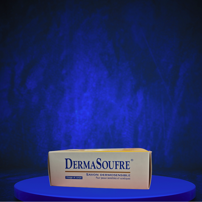 DERMASOUFRE, SAVON DERMOSENSIBLE POUR PEAUX SENSIBLES ET ACNEE