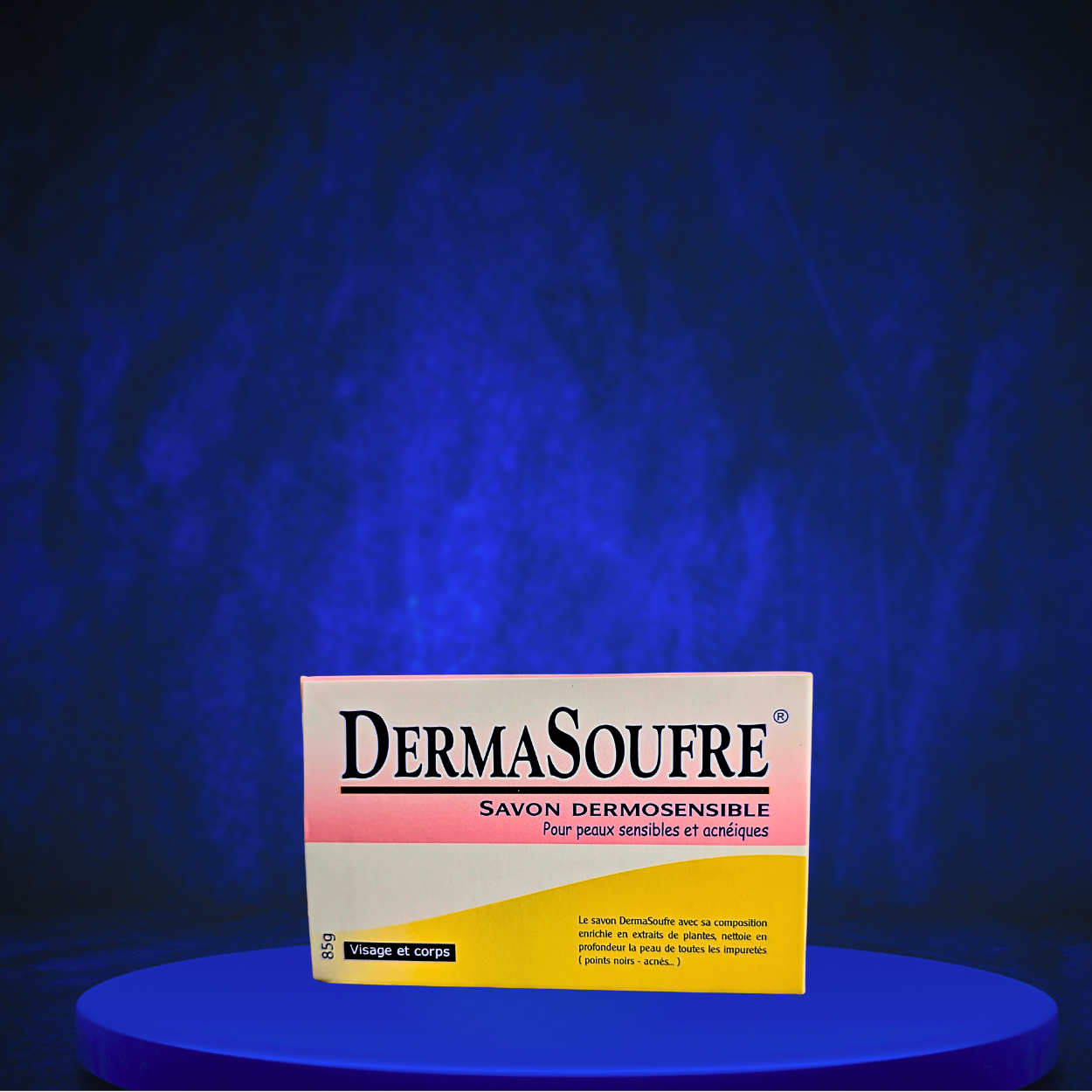 DERMASOUFRE, SAVON DERMOSENSIBLE POUR PEAUX SENSIBLES ET ACNEE