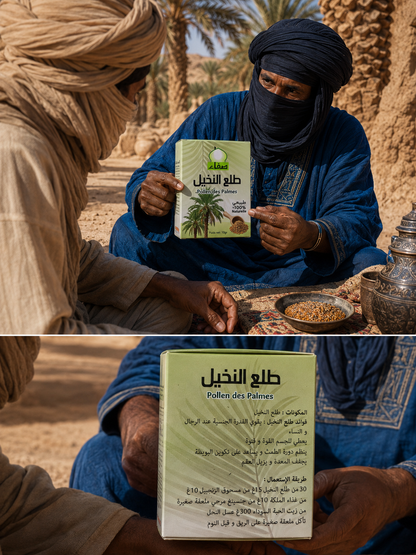 Pollen de palmier dattier pur et naturel — 10 g (SAFA)