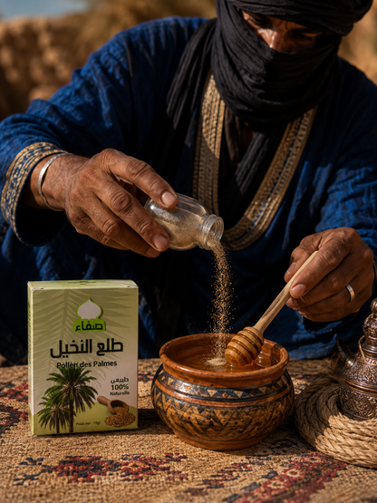 Pollen de palmier dattier pur et naturel — 10 g (SAFA)