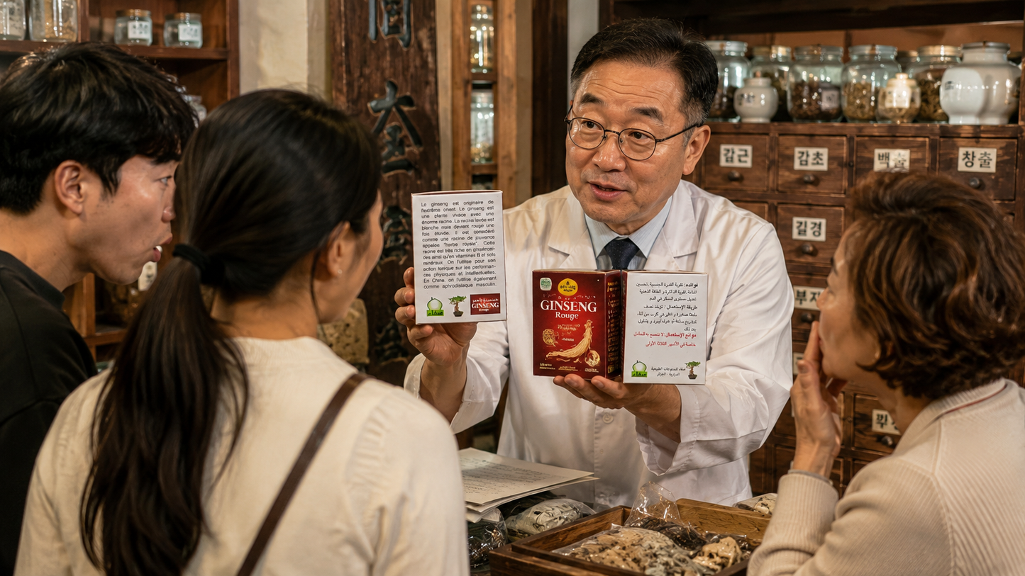 Poudre de ginseng rouge 10 g (SAFA)