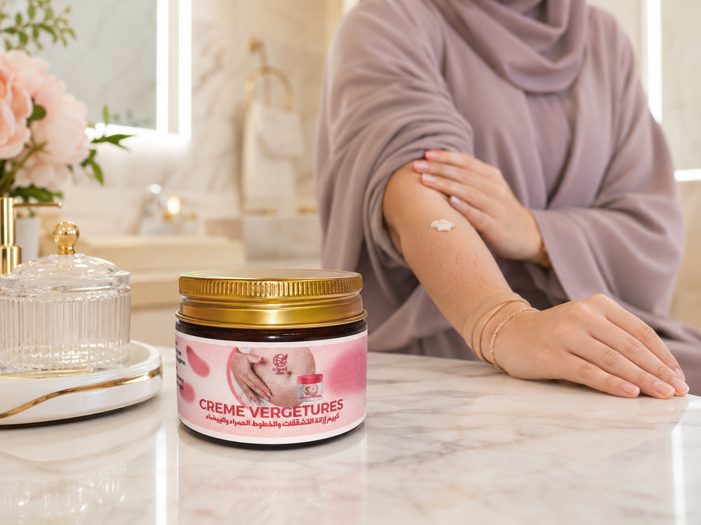 CREME CONTRE LES VERGETURES A LA CENTELLA ASIATICA - 50 GR