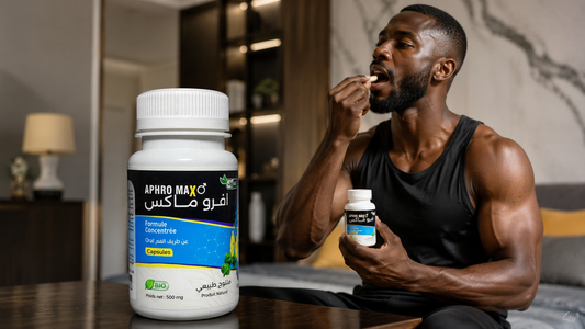 GELULES APHROMAX - LIBIDO & TESTOSTERONE - TRIBULUS, GINSENG ROUGE, TONGKAT ALI