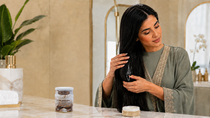 Huile d'ail mâle pour perte de cheveux — canette 250 g — Abusaad