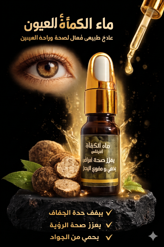Al Kama — Eau de Truffe du Désert (Tirfass) 10ml | Remède Prophétique pour les Yeux