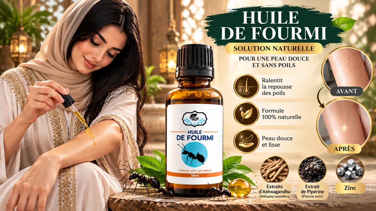 Huile de fourmi pour épilation 50 ml — Mesk al Yaman (bio)
