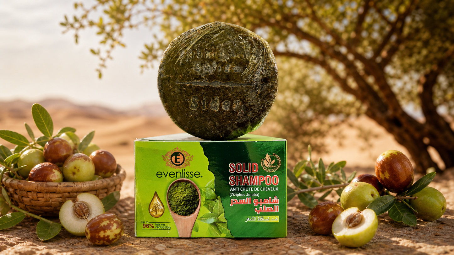 Shampoing solide au sidr — cheveux, peau et usage traditionnel -roqia-