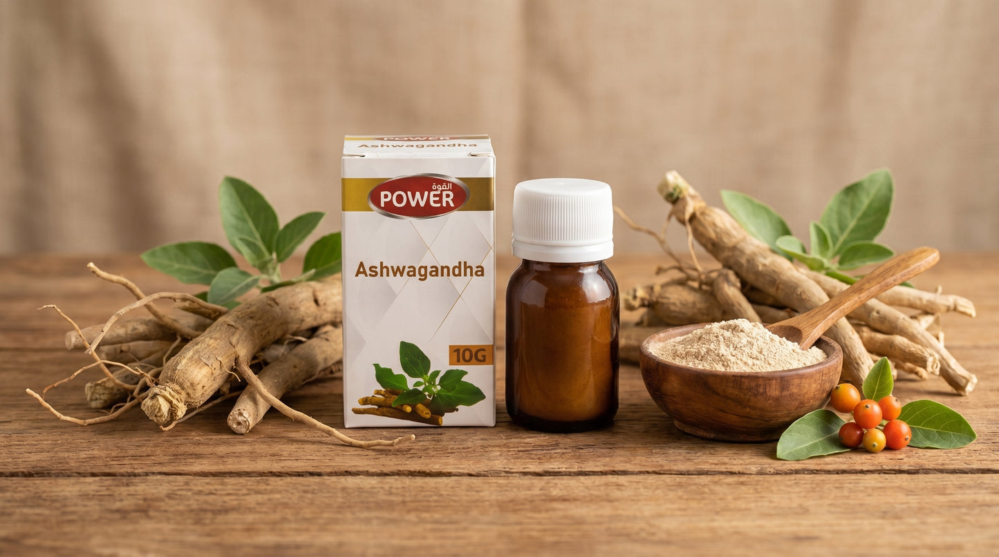 Racine d'ashwagandha pure en poudre – 10 g