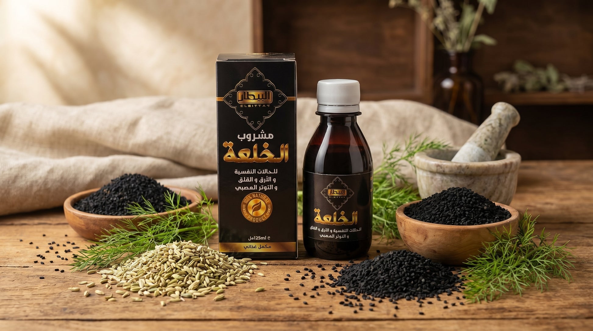 Sirop anti-khal'a à l'extrait de habba as-sawda – 125 ml